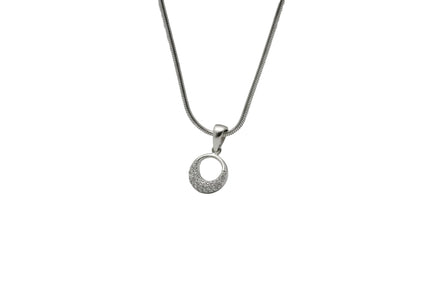 Silver Eterna Circle Set
