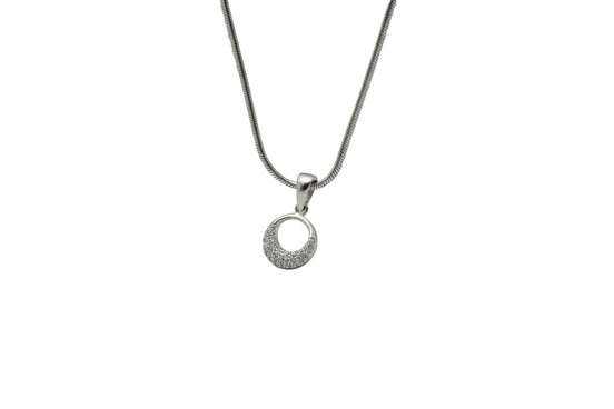 Silver Eterna Circle Set