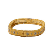 Silver Regal Clover Ladies Kada