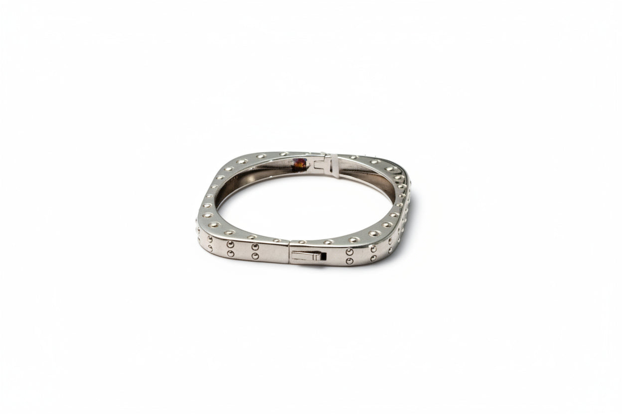 Silver Urban Stud Ladies Kada