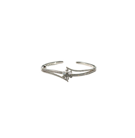 Silver Flora Grace Ladies Kada
