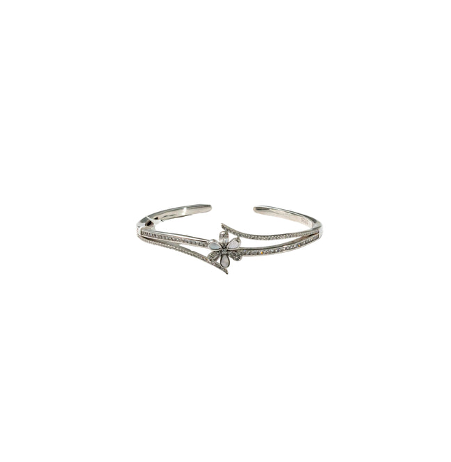 Silver Flora Grace Ladies Kada