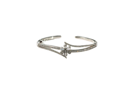 Silver Flora Grace Ladies Kada