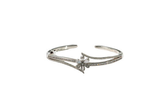 Silver Flora Grace Ladies Kada