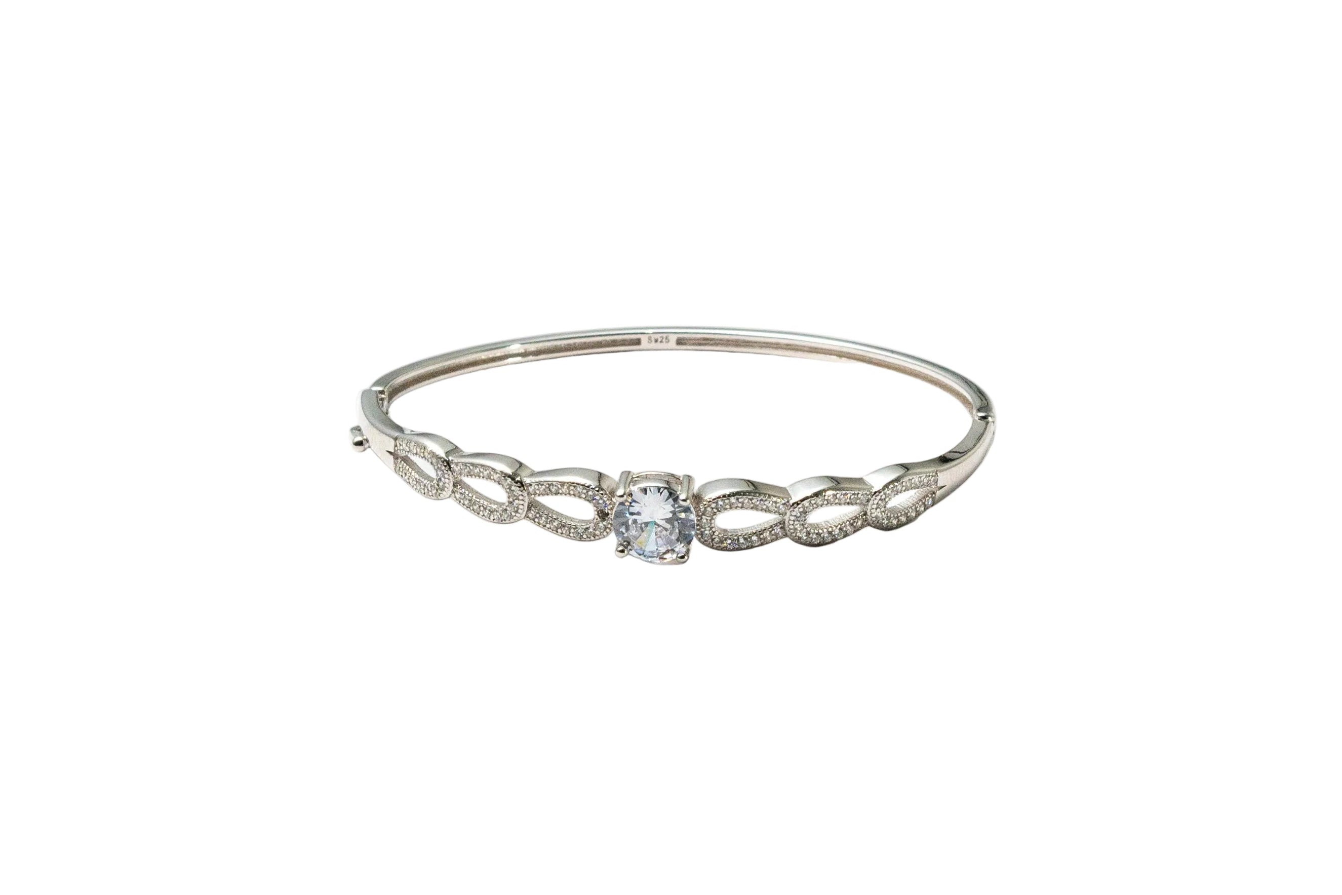 Silver Celeste Link Ladies Kada