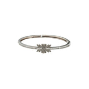 Silver Stellar Bloom Ladies Kada