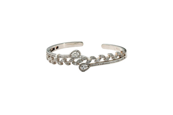 Silver Celeste Vine Ladies Kada