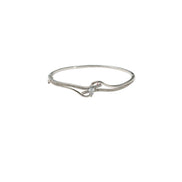 Silver Serenity Knot Ladies Kada
