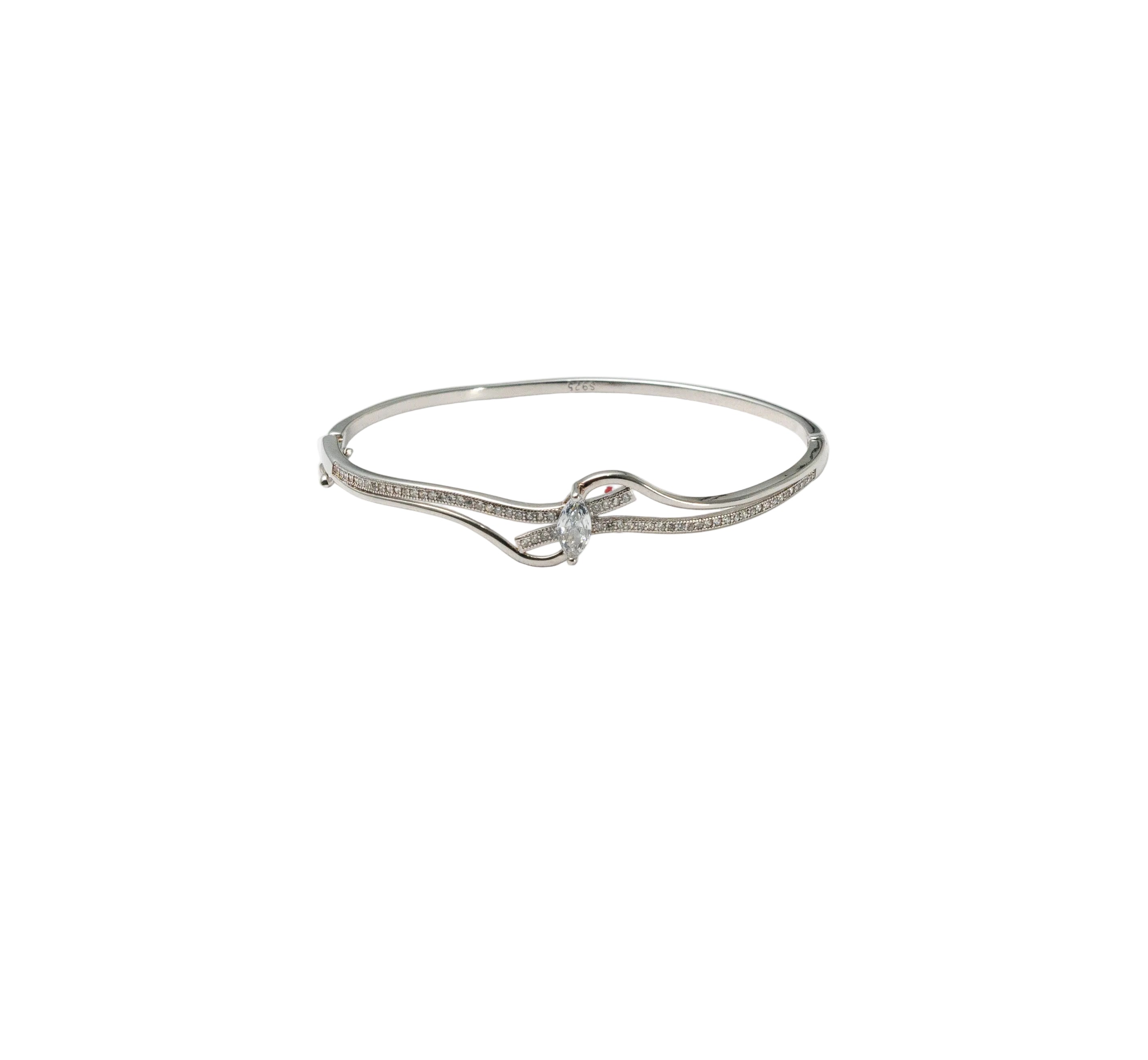Silver Serenity Knot Ladies Kada