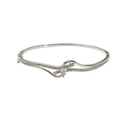 Silver Serenity Knot Ladies Kada