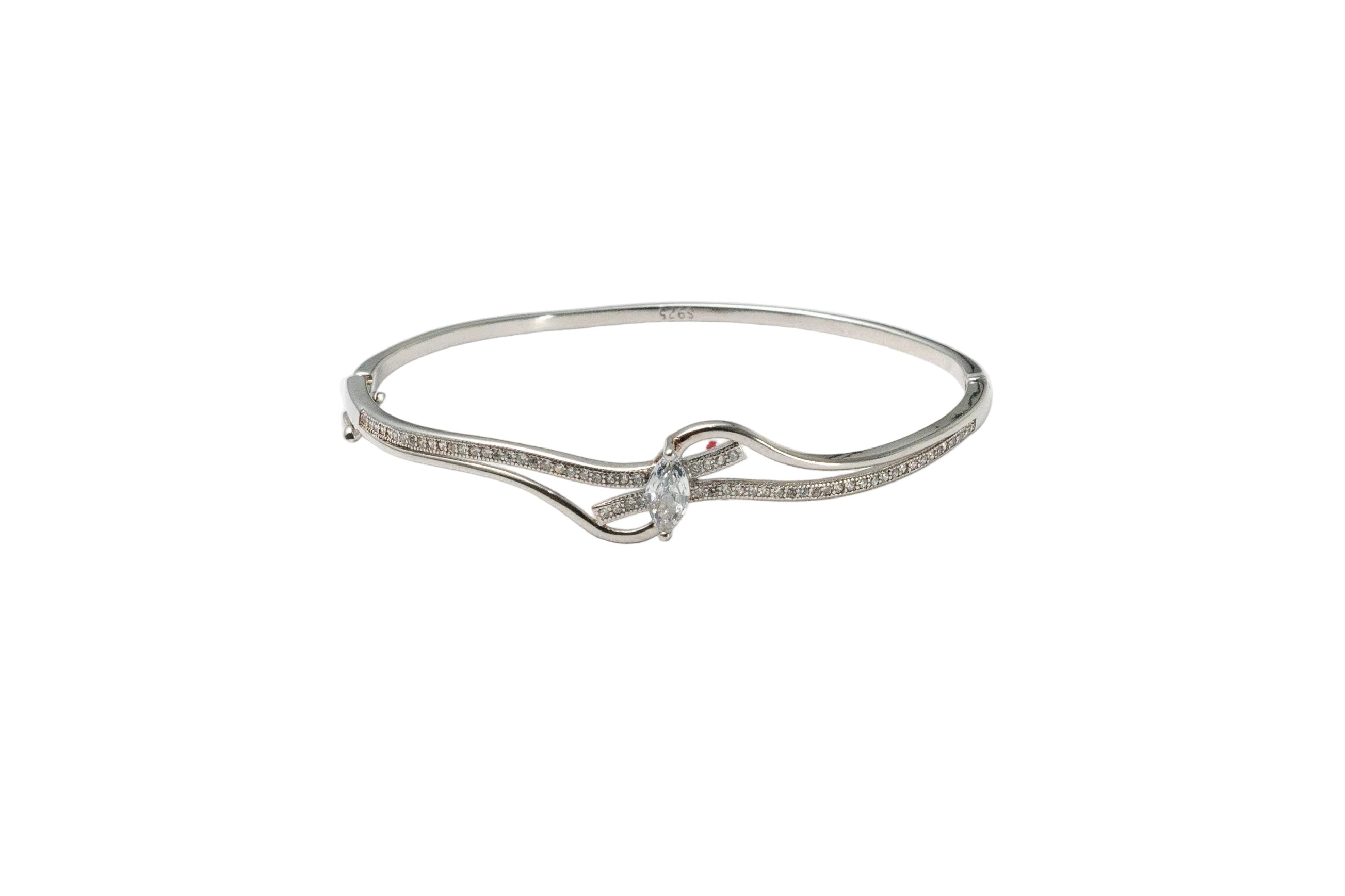 Silver Serenity Knot Ladies Kada