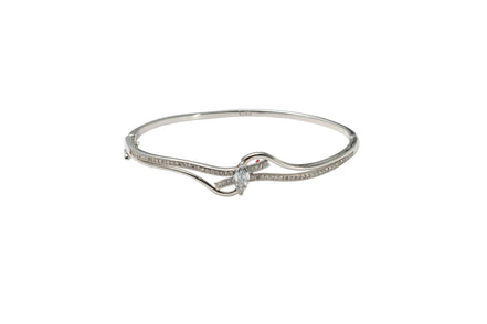 Silver Serenity Knot Ladies Kada