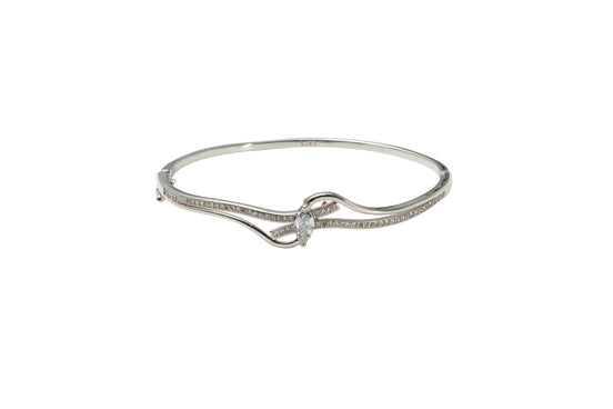 Silver Serenity Knot Ladies Kada