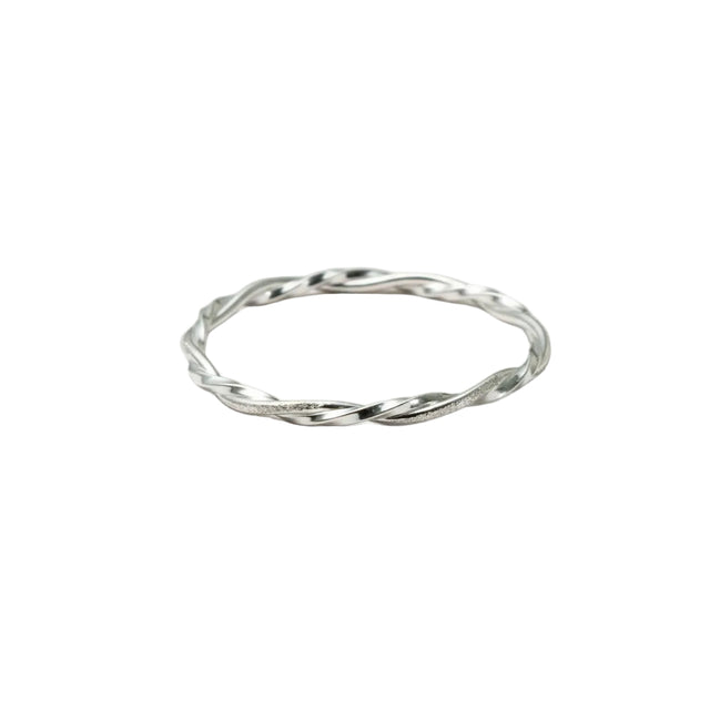 Silver Twist Elegance Ladies Kada