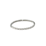 Silver Crystal Grid Ladies Kada