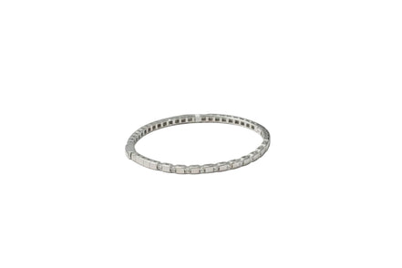 Silver Crystal Grid Ladies Kada