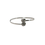 Silver Twin Knot Ladies Kada