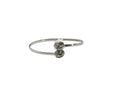 Silver Twin Knot Ladies Kada