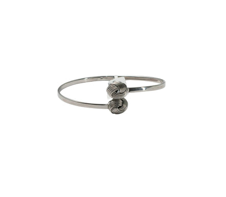 Silver Twin Knot Ladies Kada