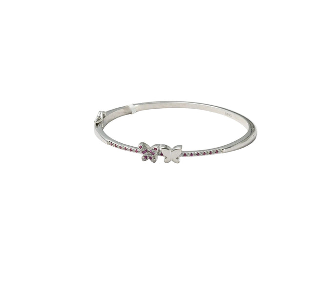 Silver Flutter Charm Ladies Kada