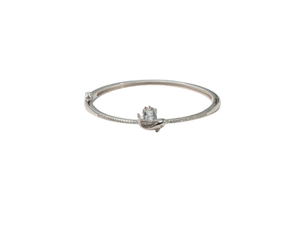 Silver Bloom Spark Ladies Kada
