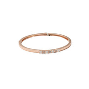Silver Rosé Crystal Ladies Kada