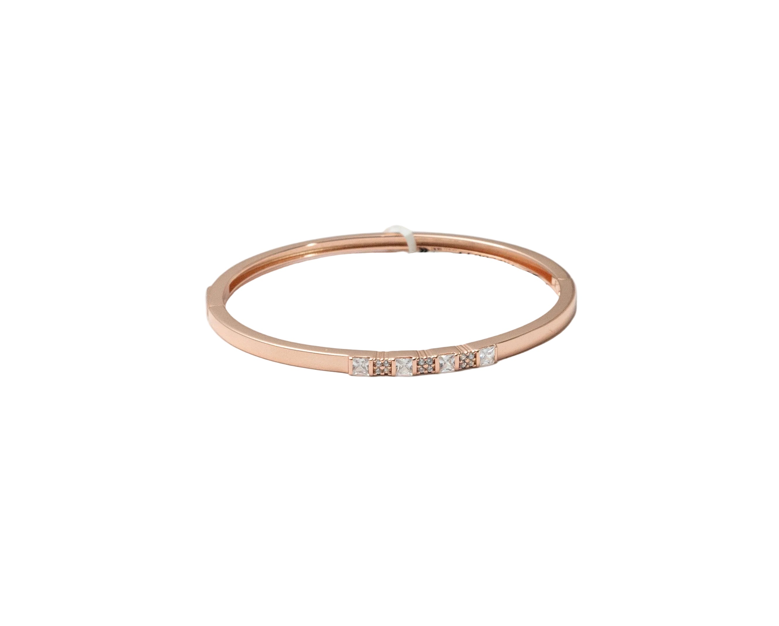 Silver Rosé Crystal Ladies Kada