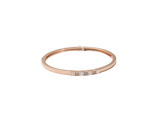 Silver Rosé Crystal Ladies Kada
