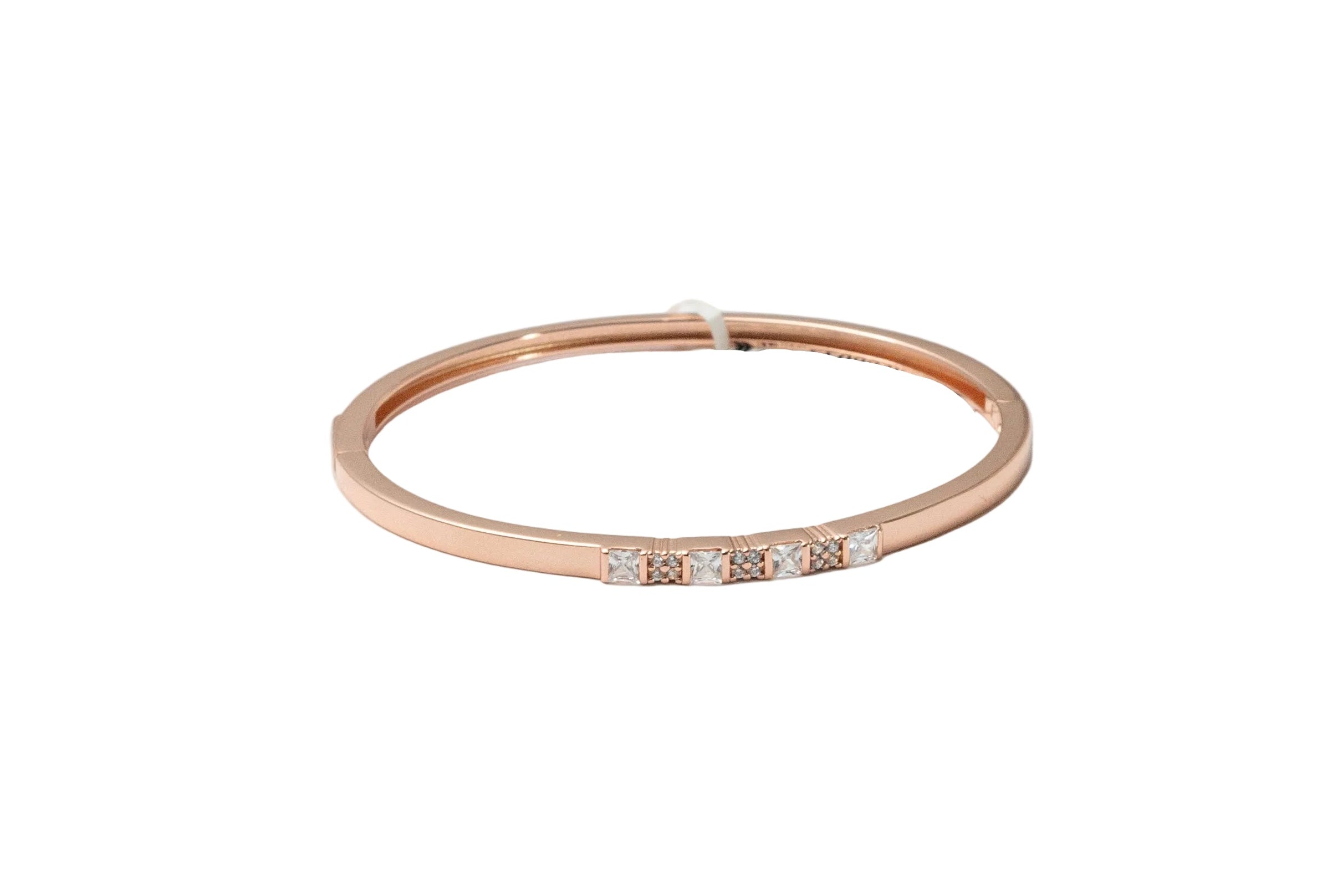 Silver Rosé Crystal Ladies Kada