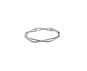 Silver Wave Twist Ladies Kada
