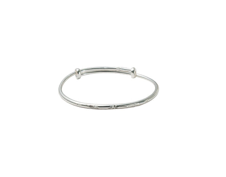 Silver Heritage Bloom Ladies Kada