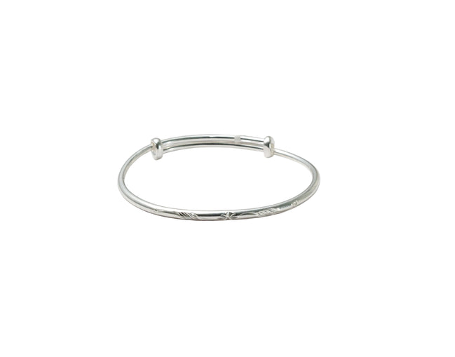 Silver Heritage Bloom Ladies Kada