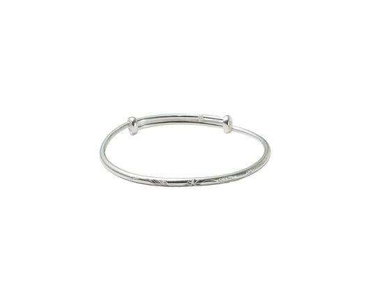 Silver Heritage Bloom Ladies Kada