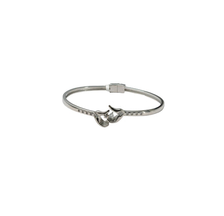 Silver Eternal Embrace Ladies Kada