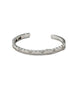 Silver Crystal Grid Cuff Ladies Kada