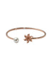 Silver Rosé Pearl Blossom Ladies Kada