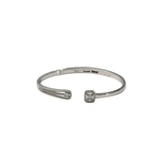 Silver Radiant Edge Ladies Kada