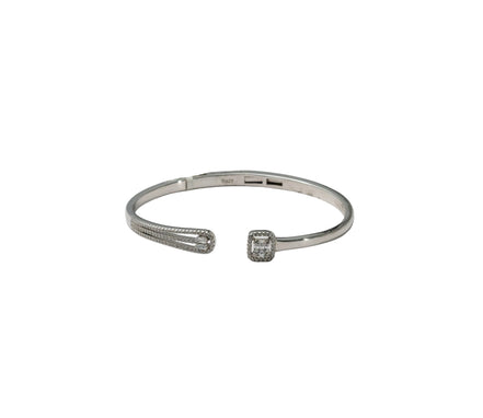 Silver Radiant Edge Ladies Kada
