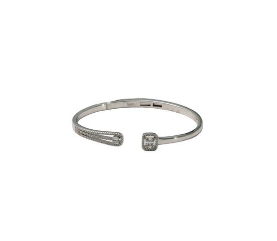 Silver Radiant Edge Ladies Kada