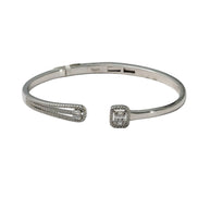 Silver Radiant Edge Ladies Kada