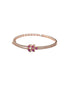 Silver Rosé Petal Ladies Kada