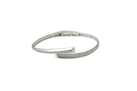 Silver Grace Curve Ladies Kada