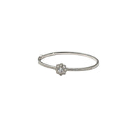 Silver Celeste Bloom Ladies Kada