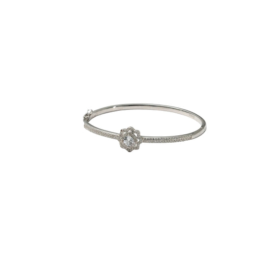 Silver Celeste Bloom Ladies Kada