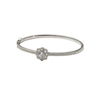 Silver Celeste Bloom Ladies Kada