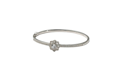 Silver Celeste Bloom Ladies Kada