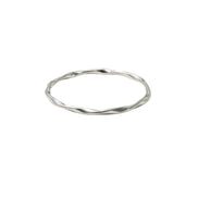 Silver Ripple Twist Ladies Kada