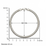 Elite Silver Flat Link Bracelet