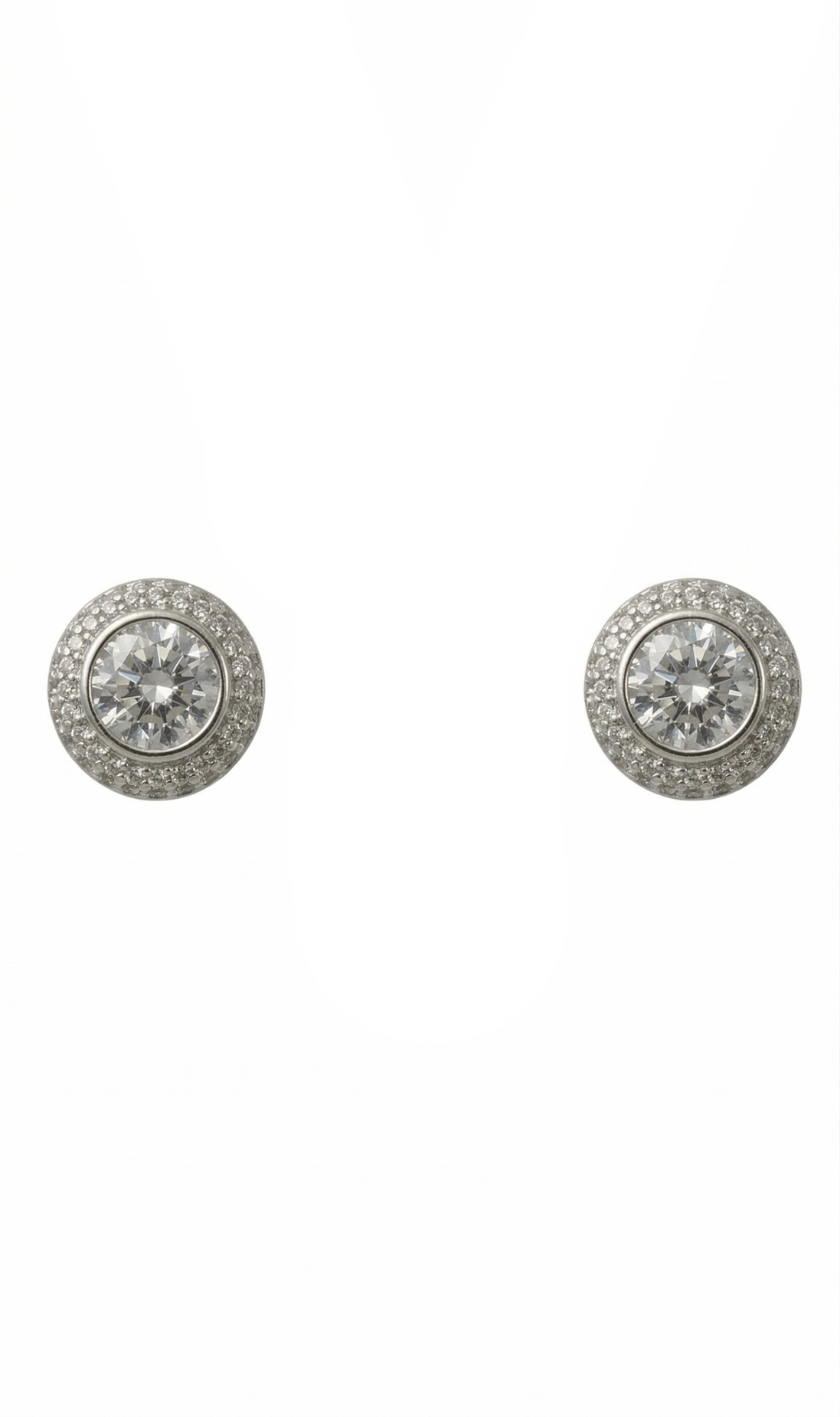 Silver Halo Spark Pendant Set