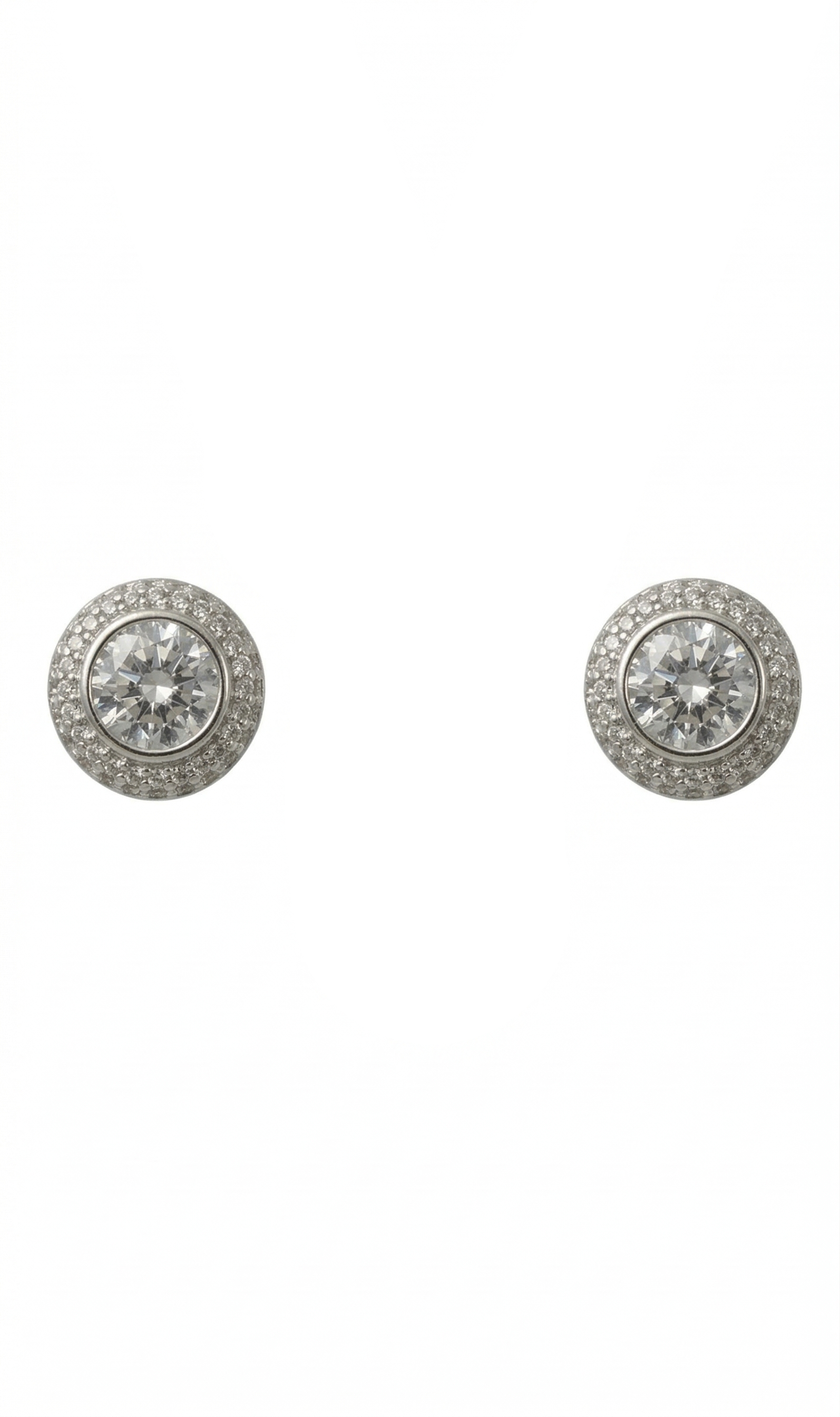 Silver Halo Spark Pendant Set